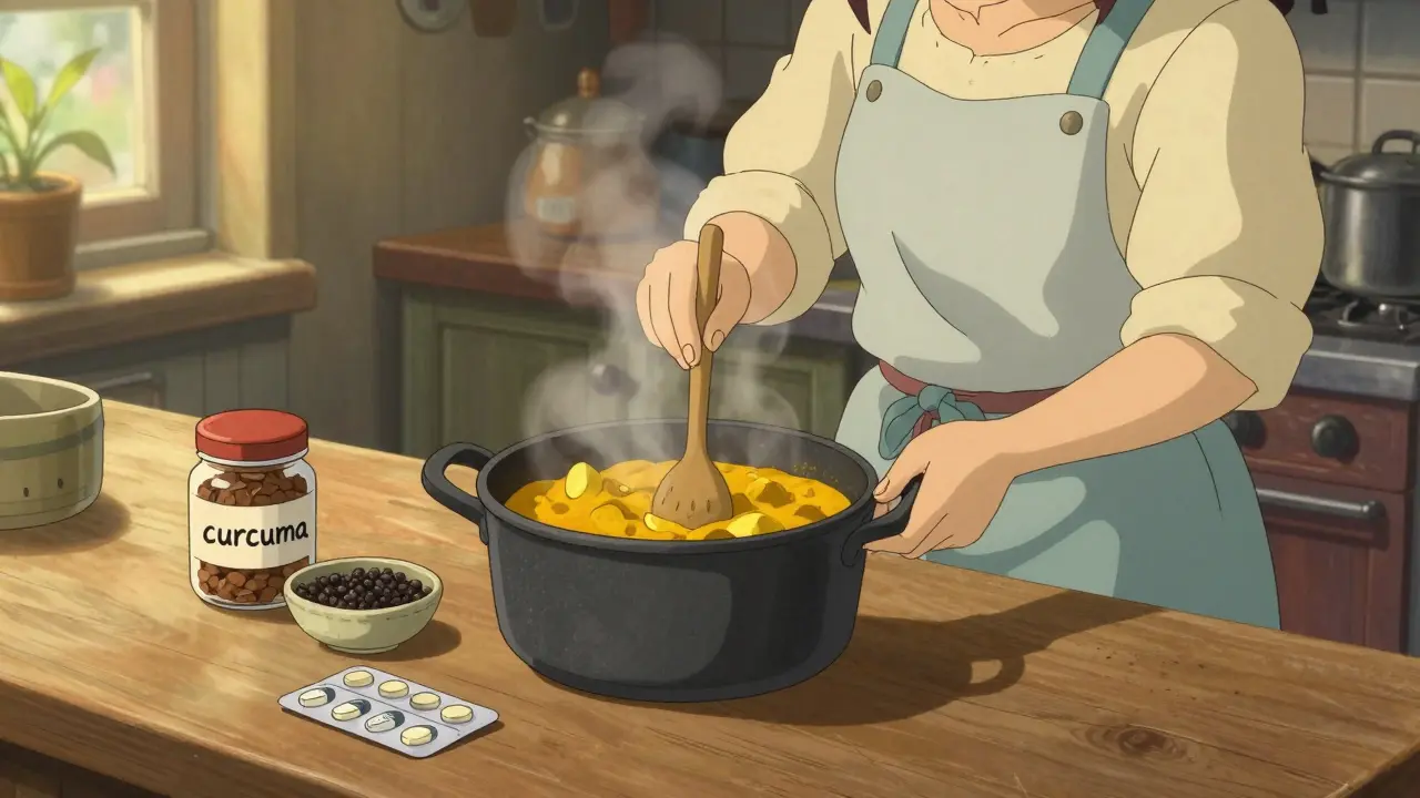 Curcuma et poivre noir avec anticoagulants : les risques réels à connaître