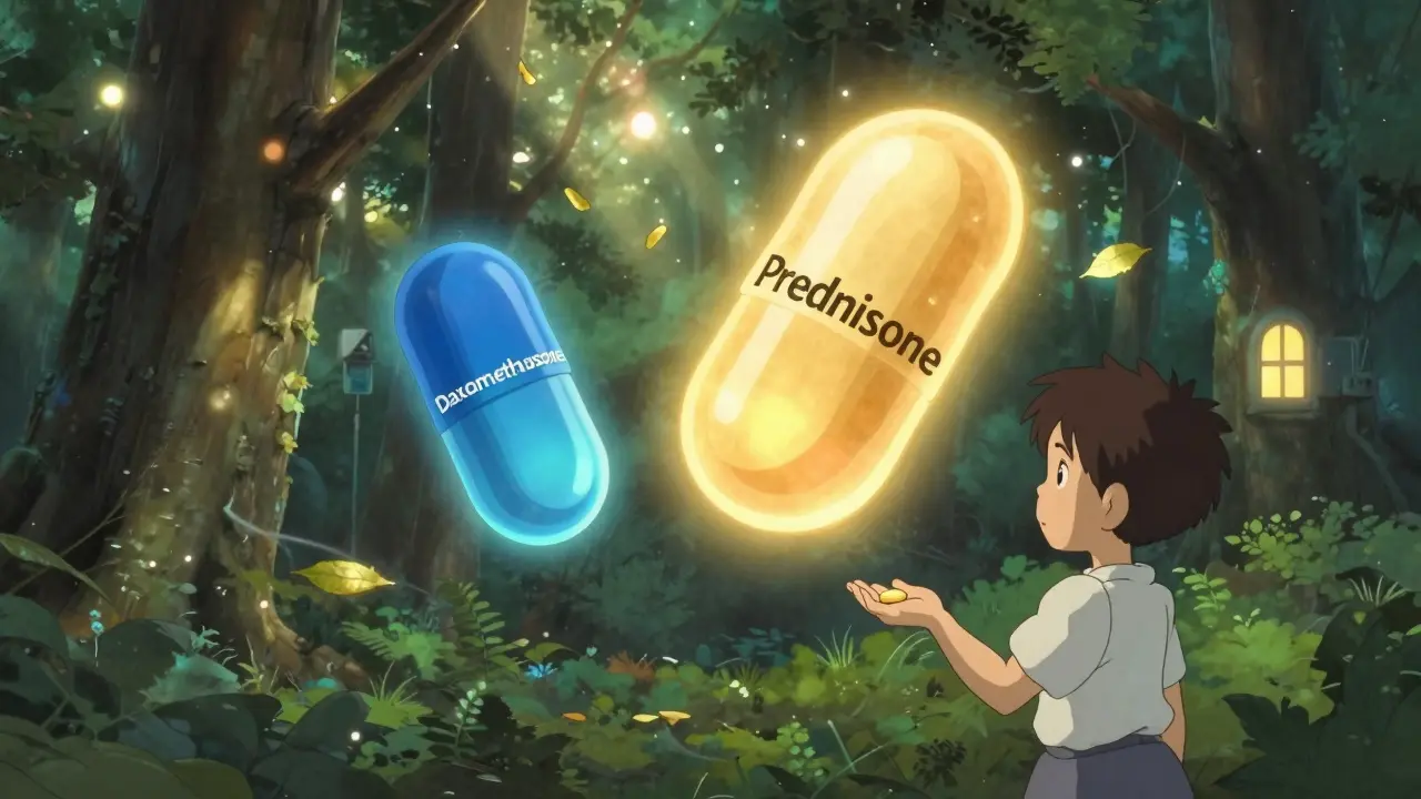 Dexaméthasone vs Prednisone : puissance et effets secondaires comparés