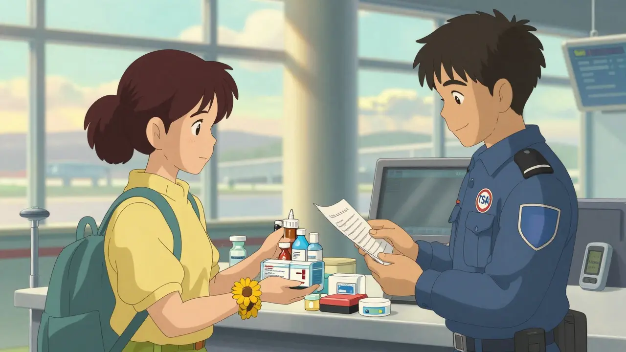 Règles TSA pour voyager avec des médicaments sur ordonnance en avion