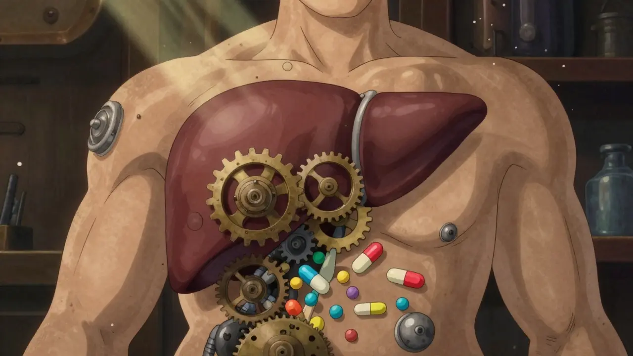Enzymes hépatiques accélérant la dégradation des médicaments